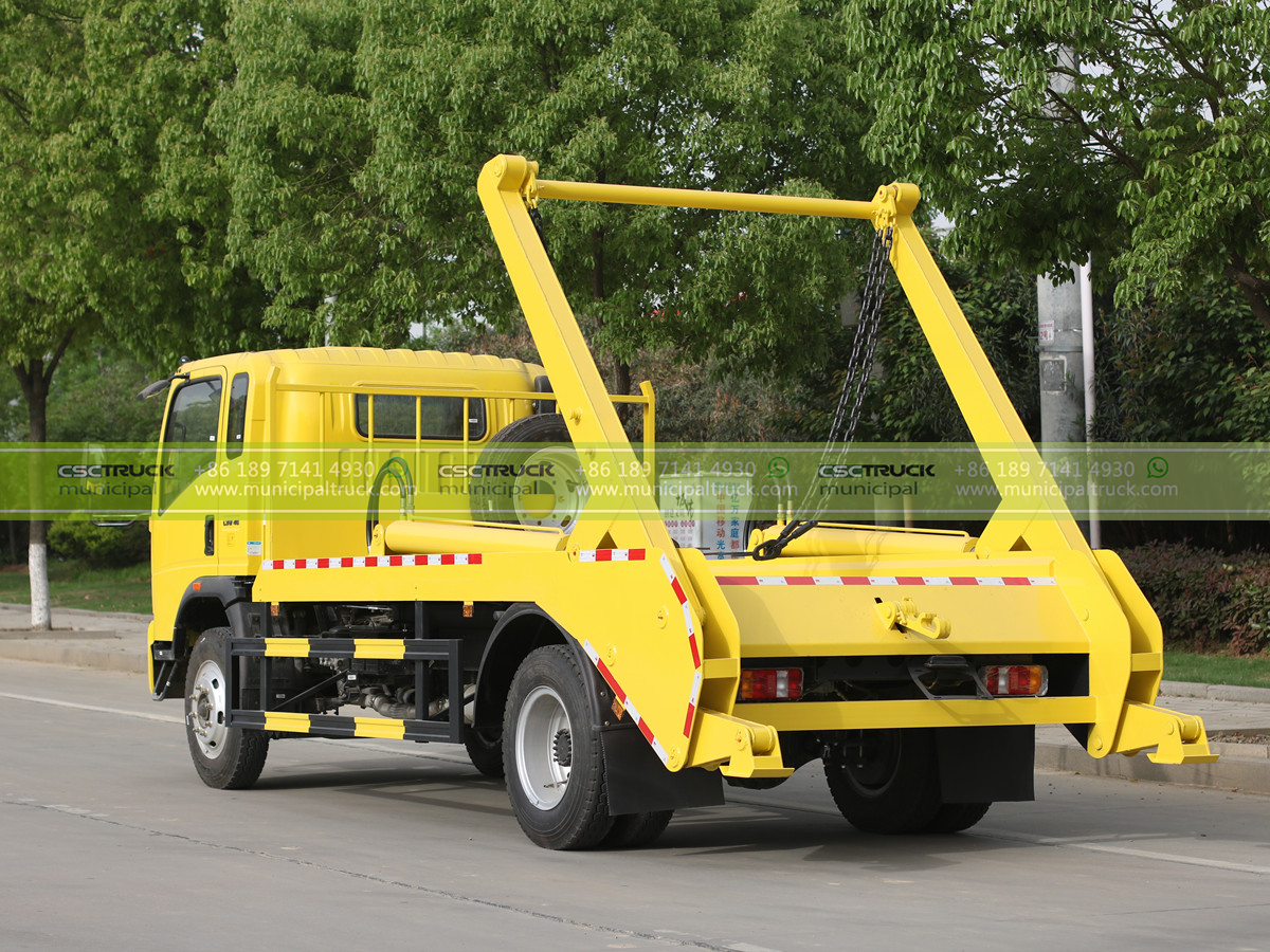 HOWO 5CBM Skip Loader Dumper Garbage Truck Loader HOWO 5CBM Skip Loader Dumper Garbage Truck Loader
