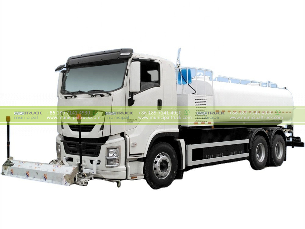 ISUZU GIGA 25 Ton High-Pressure Flushing Street Cleaning Road Sweeper Truck ISUZU GIGA 25 Ton High-Pressure Flushing Street Cleaning Road Sweeper Truck
