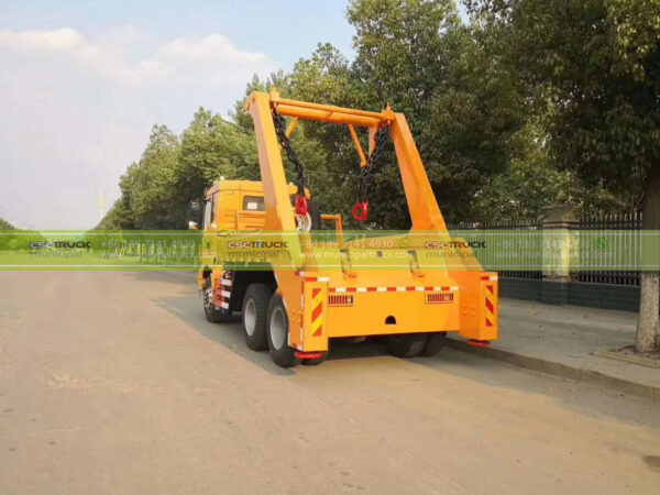 SHACMAN 15 CBM Skip Loader Garbage Truck Back Loader