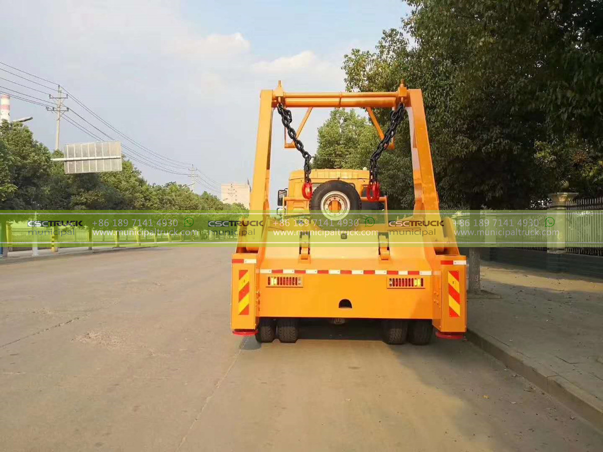 SHACMAN 15 CBM Skip Loader Garbage Truck Back SHACMAN 15 CBM Skip Loader Garbage Truck Back