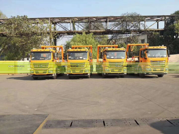 SHACMAN 15 CBM Skip Loader Garbage Truck Team
