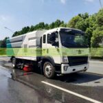 Latest Road Sweeper Truck Deliveries in Mexico SINOTRUK-Road-Flushing-Sweeper-Truck-Right