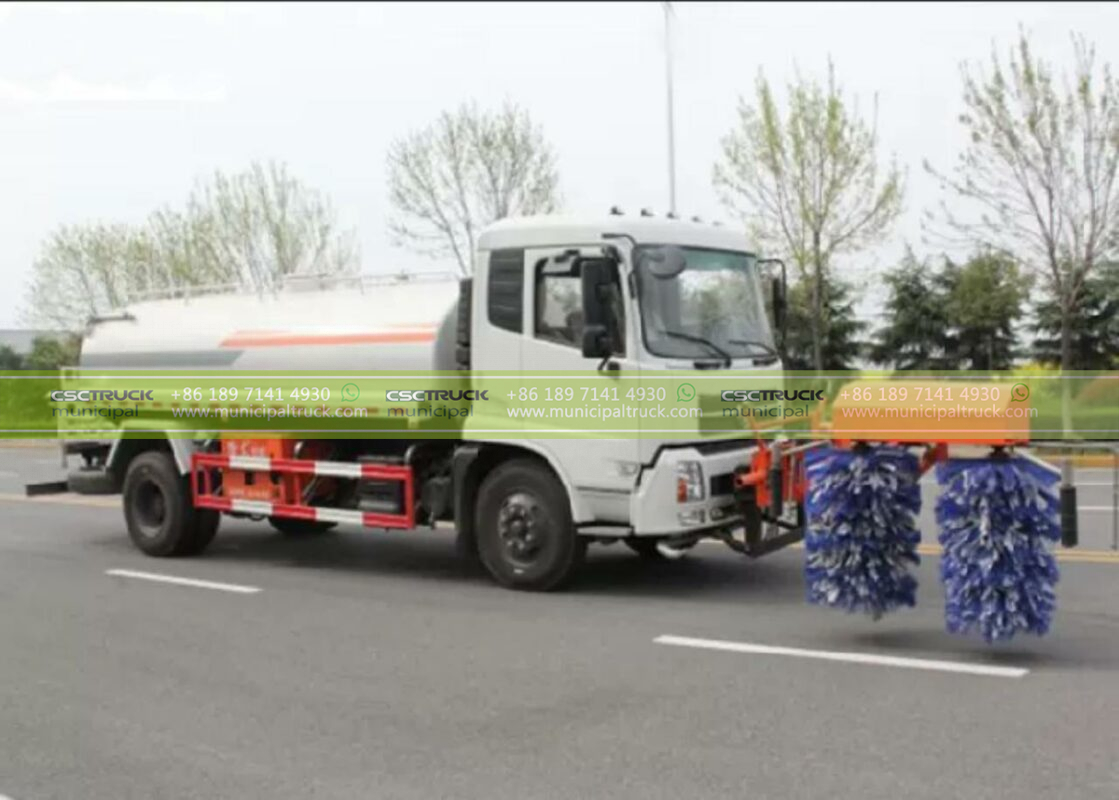 fence sweeper truck