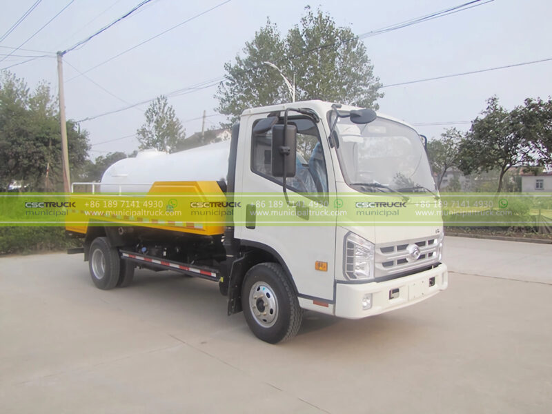 FOTON 4000 Liter Sewer Cleaner Truck