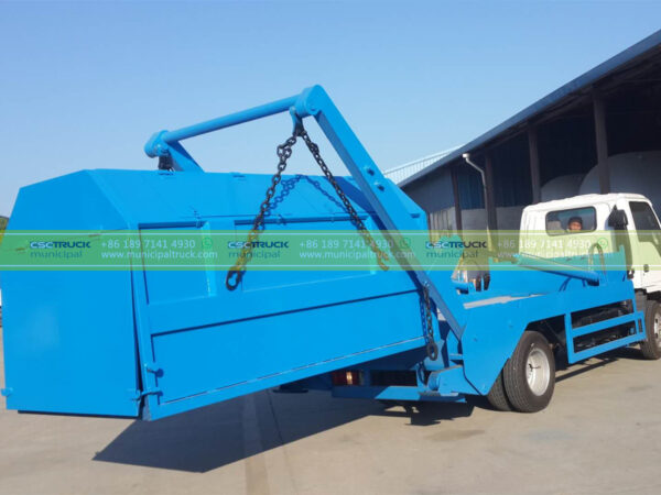 ISUZU 4CBM Skip Lift Truck Working