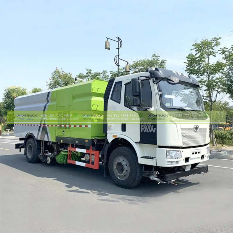 Combined Sweeper Truck