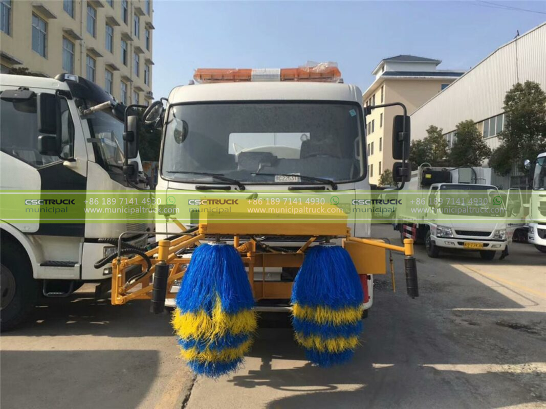 fence sweeper truck