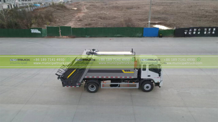 JAC 10 CBM Garbage Compactor Truck Over