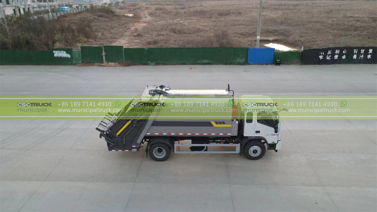 JAC 10 CBM Garbage Compactor Truck Over