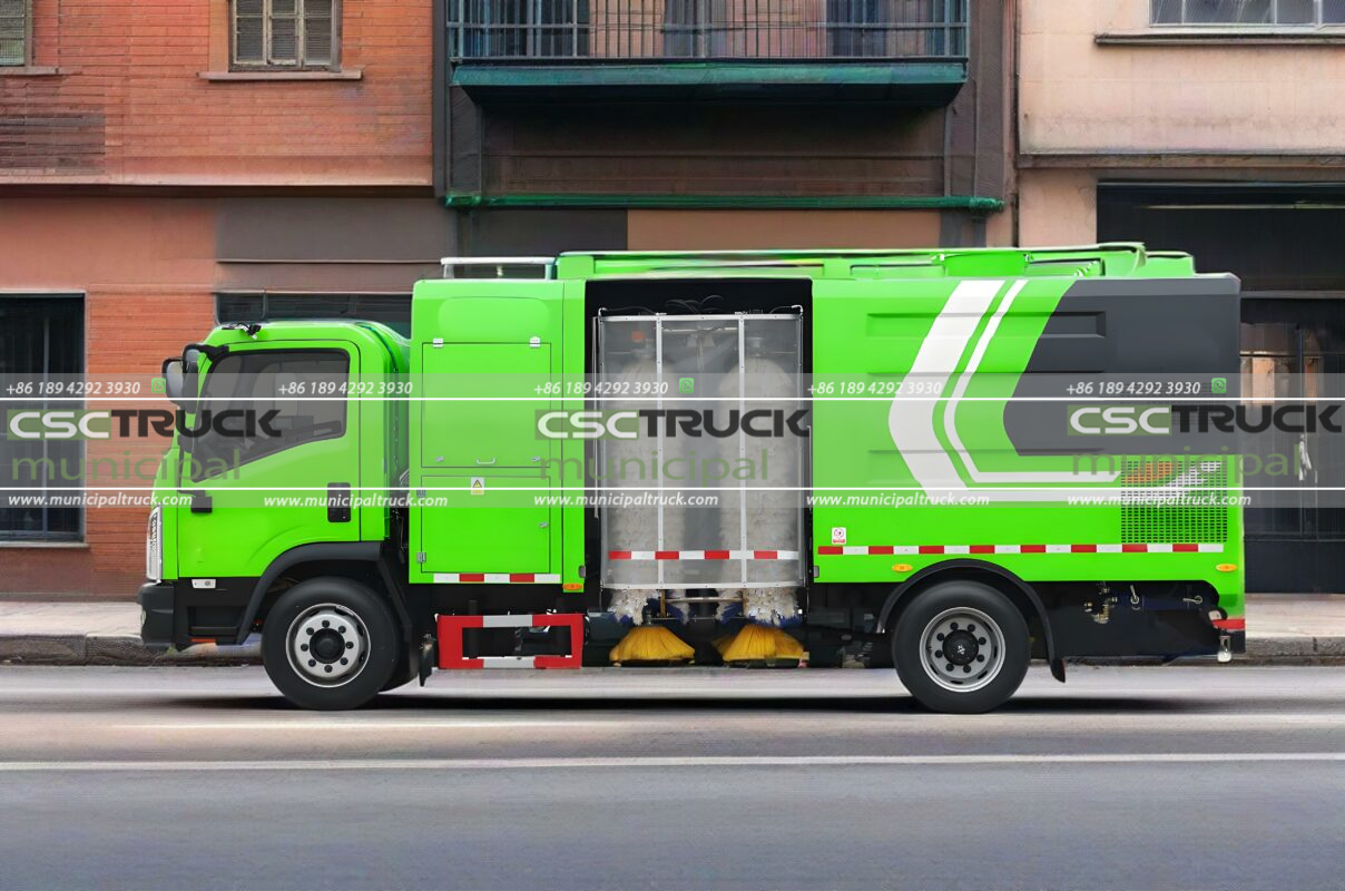 South Africa's Cape Town Tackles Sand Atlantic Seaboard Equipped with Heavy-Duty Fence Sweeper Trucks