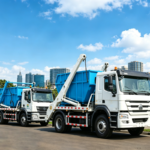 Rwanda Advances Waste Segregation with New Skip Loader Garbage Trucks in Kigali skip loader garbage truck
