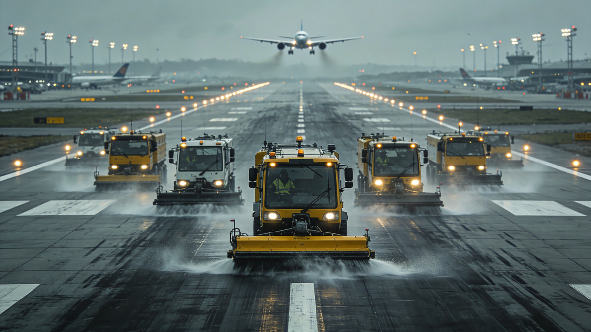 How Airport Sweeper Trucks Meet Strict Runway Safety Standards