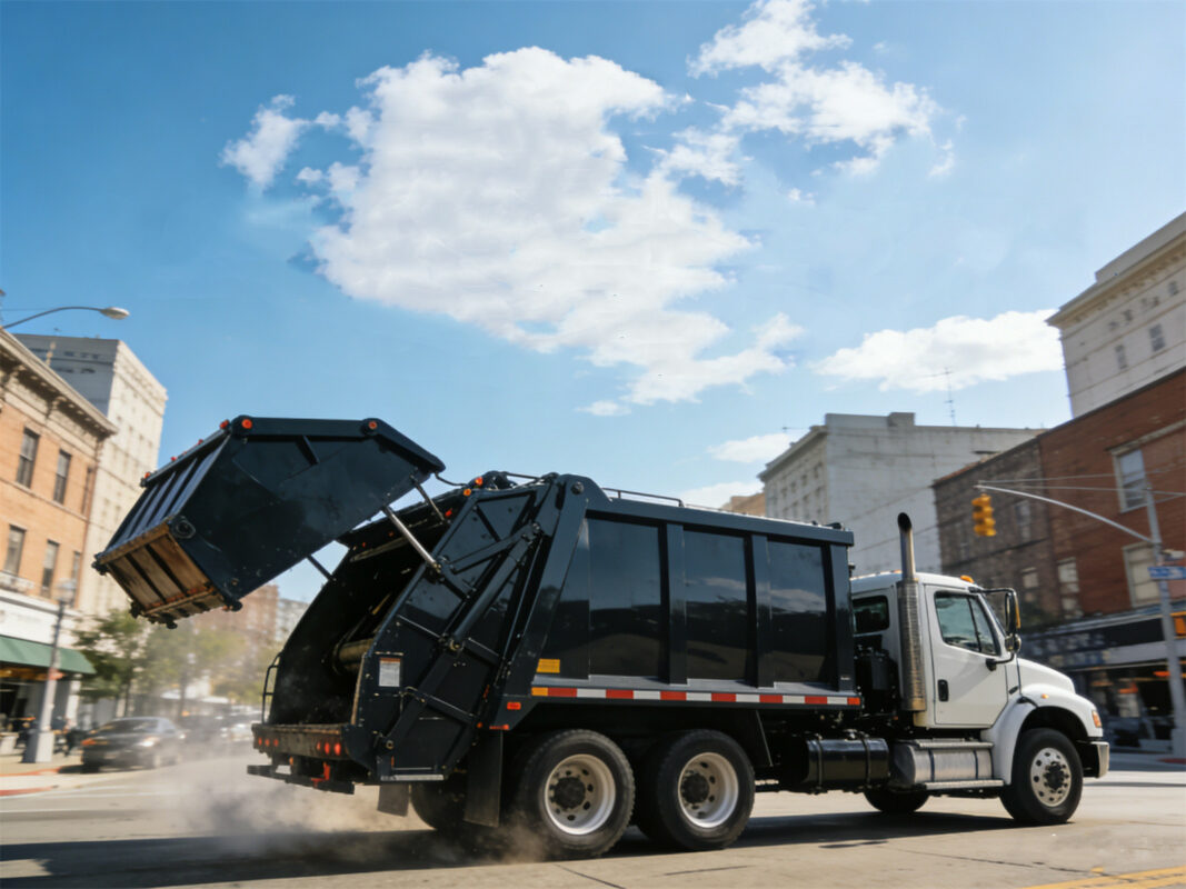 How Reliable Is a Rear Loader Garbage Truck Tailgate Body (2)