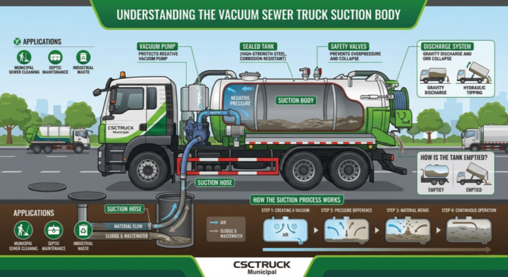 Vacuum Sewer Truck