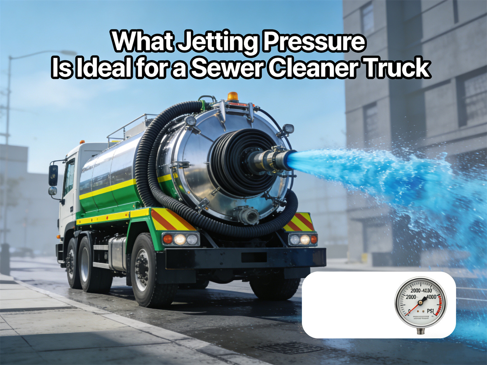 What Jetting Pressure Is Ideal for a Sewer Cleaner Truck