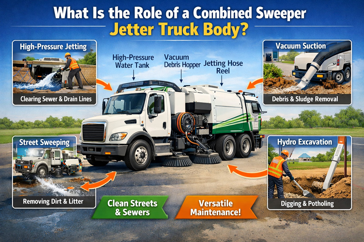 What Is the Role of a Combined Sweeper Jetter Truck Body