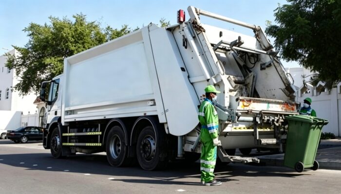 Compactor garbage truck