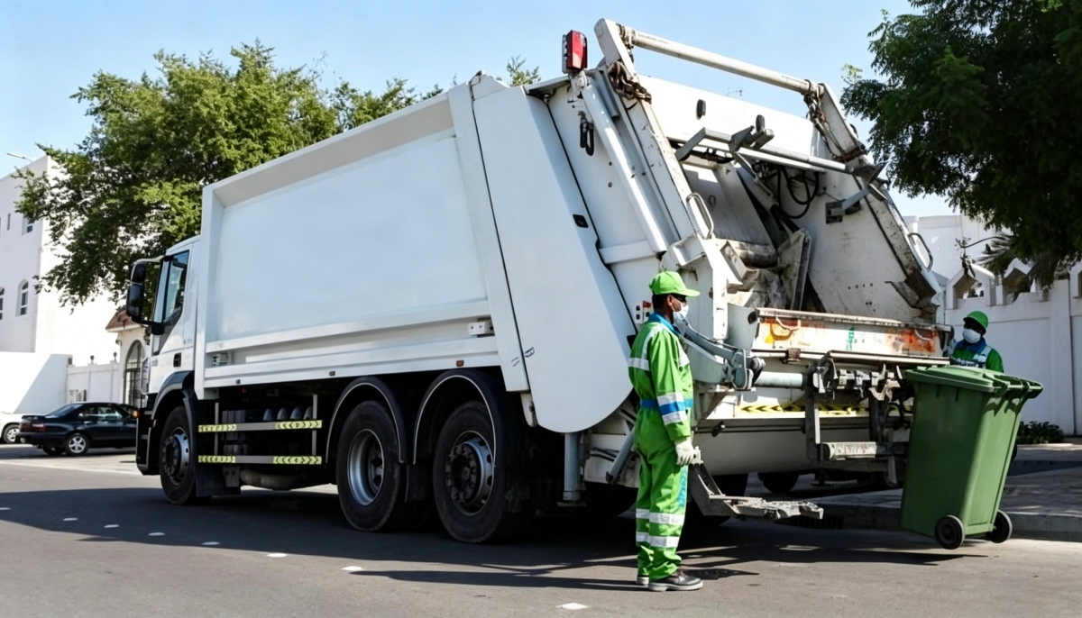 Compactor garbage truck