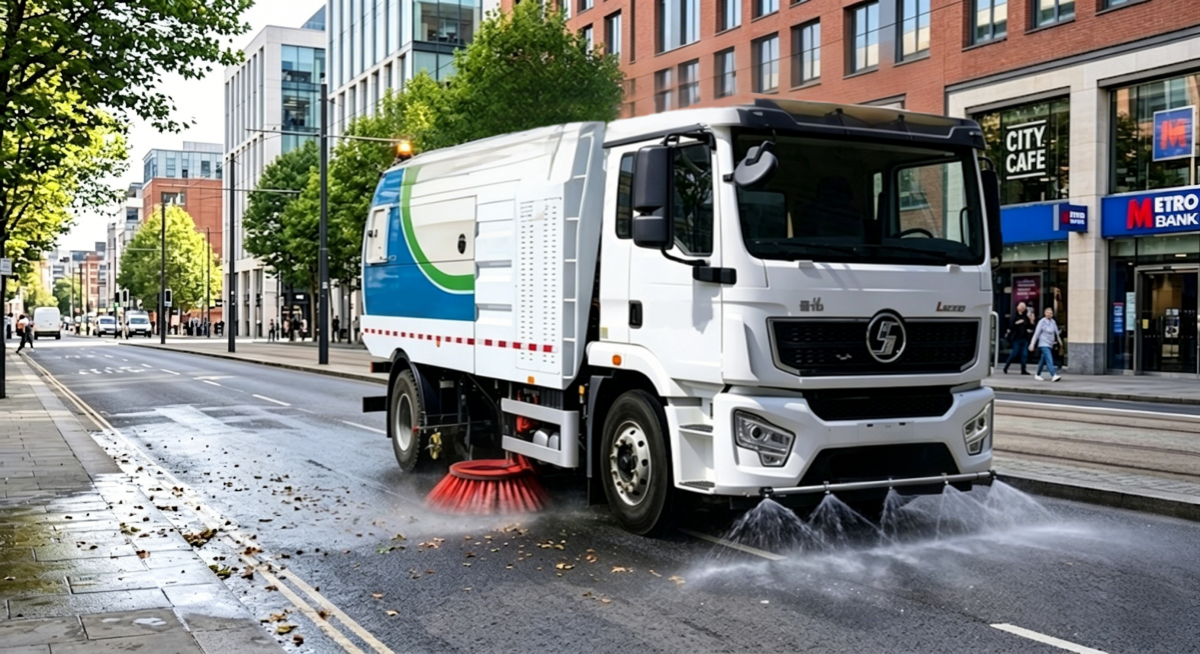 road sweeper truck
