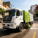 African Nations Boost Sanitation with New Cleaning Vehicles sweeper truck