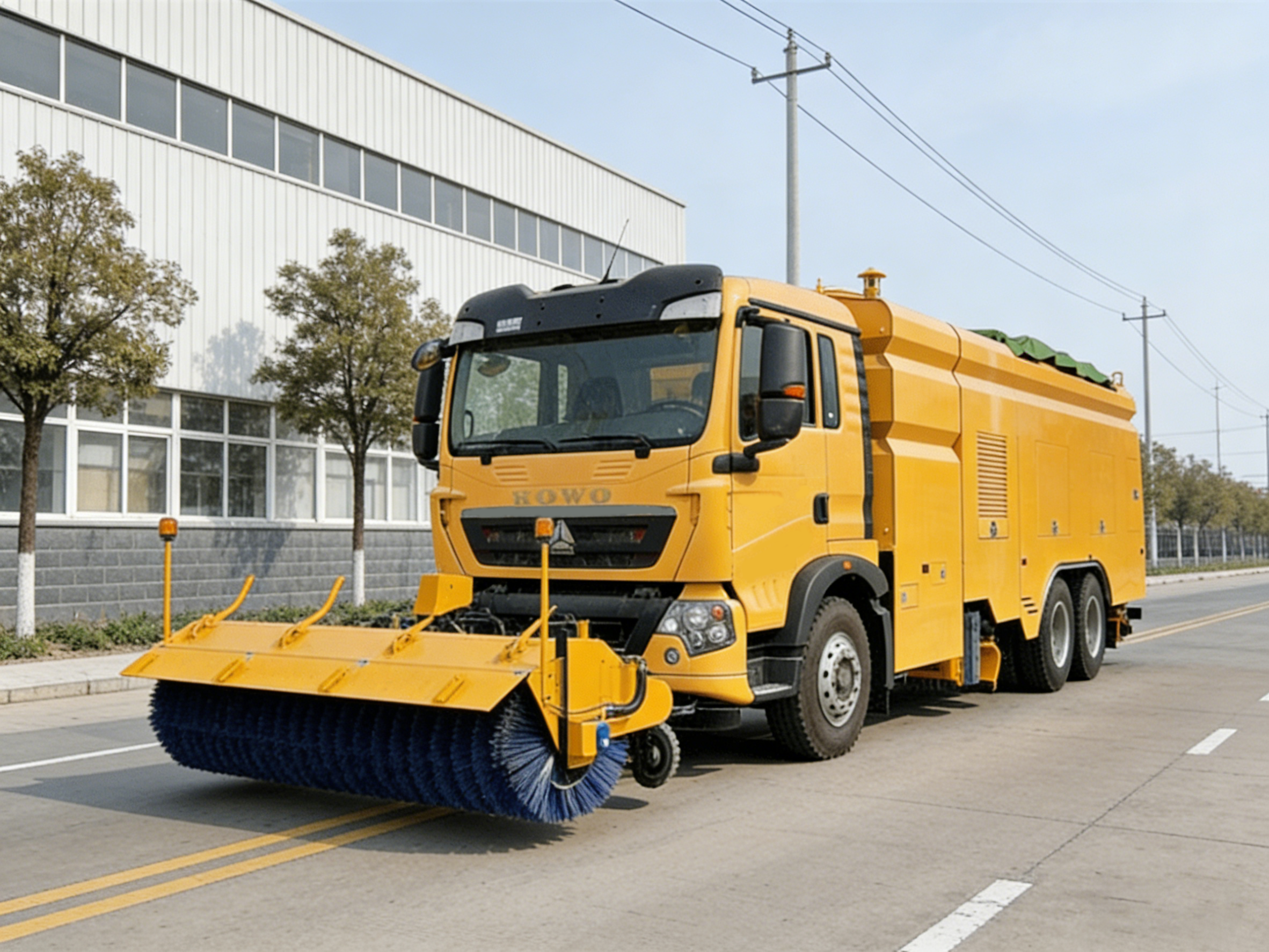 HOWO snow plow truck 1 snow plow truck