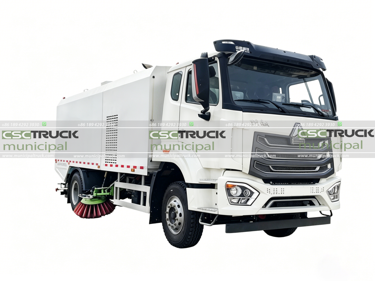 1 SINOTRUK HOWO 16CBM Road Sweeper Truck