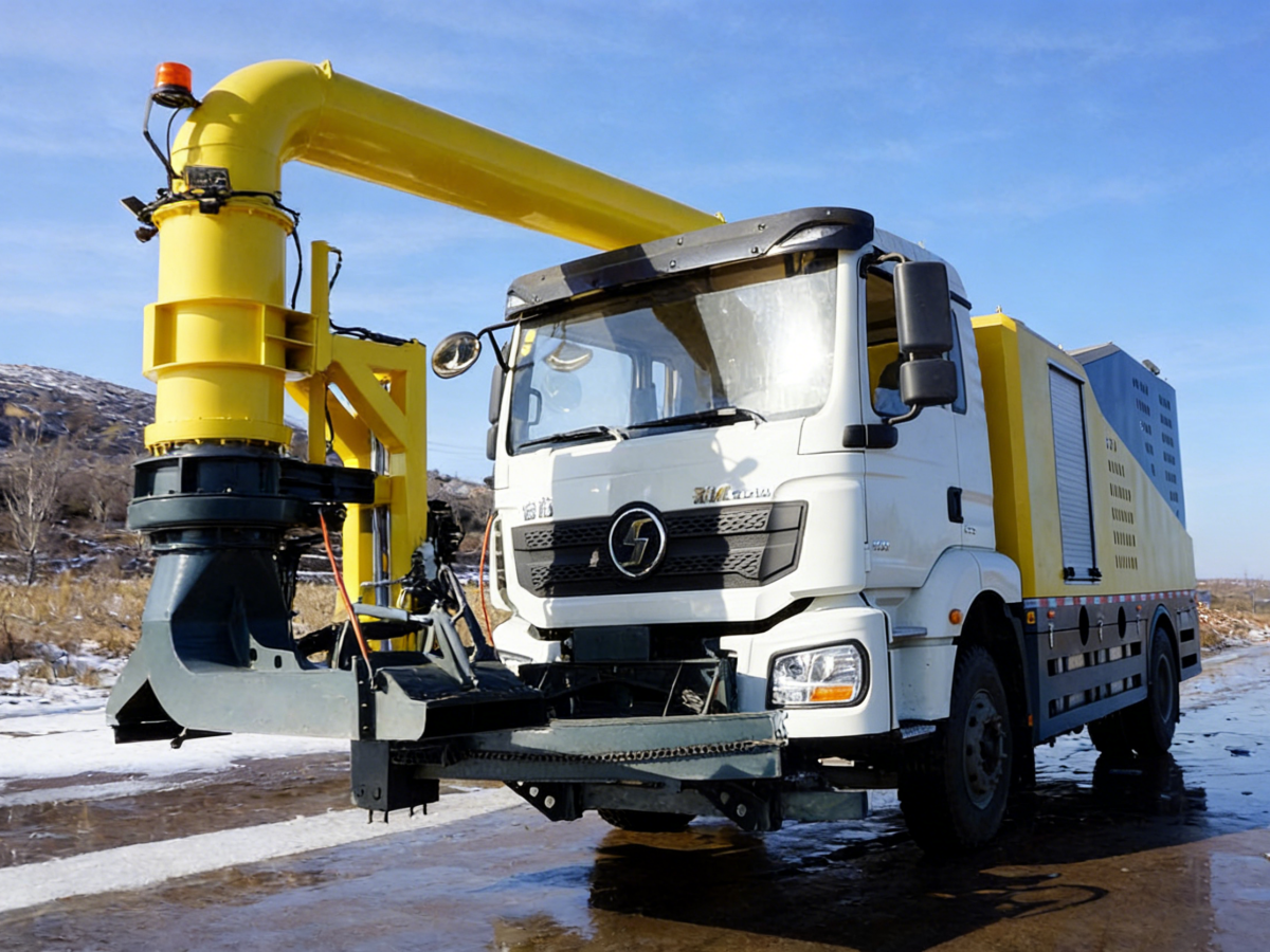 1 snow plow truck