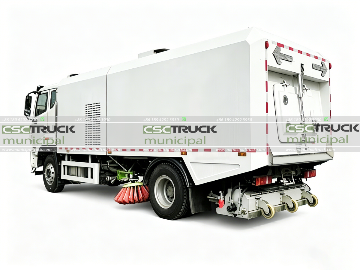 2 SINOTRUK HOWO 16CBM Road Sweeper Truck
