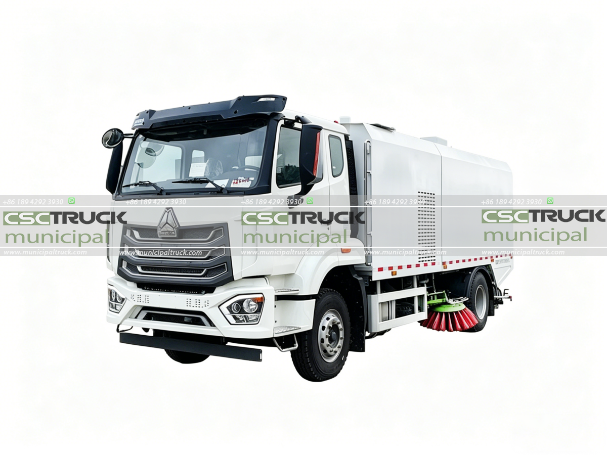 3 SINOTRUK HOWO 16CBM Road Sweeper Truck