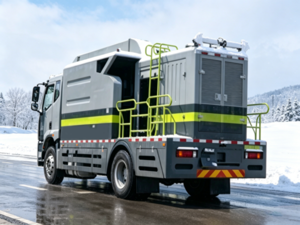 Snow plow truck