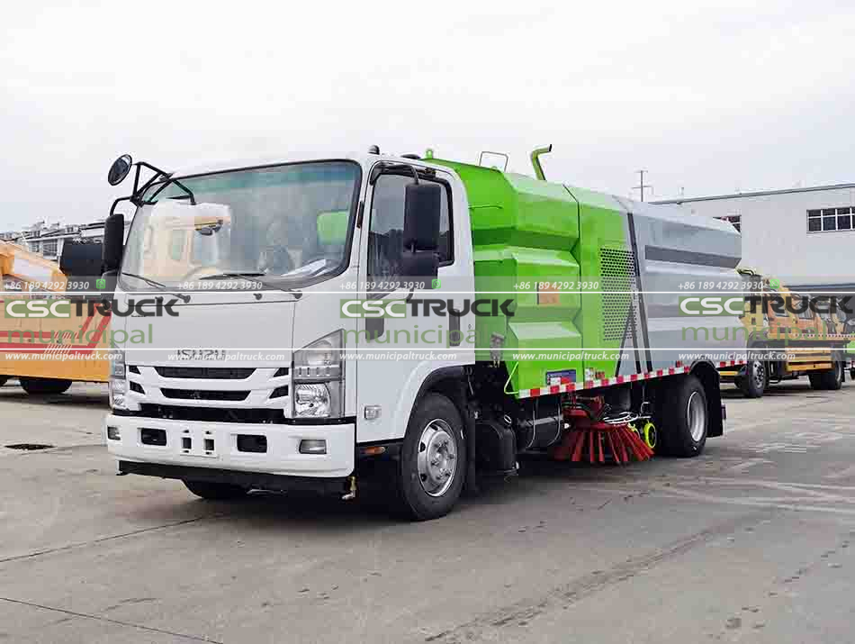 1 road sweeper truck