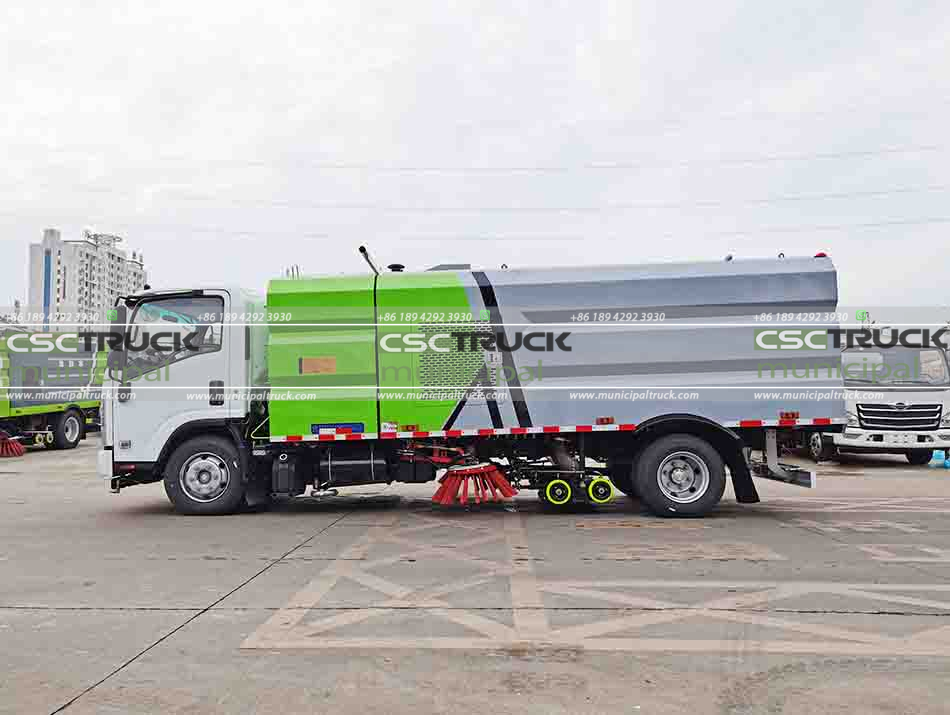 3 road sweeper truck
