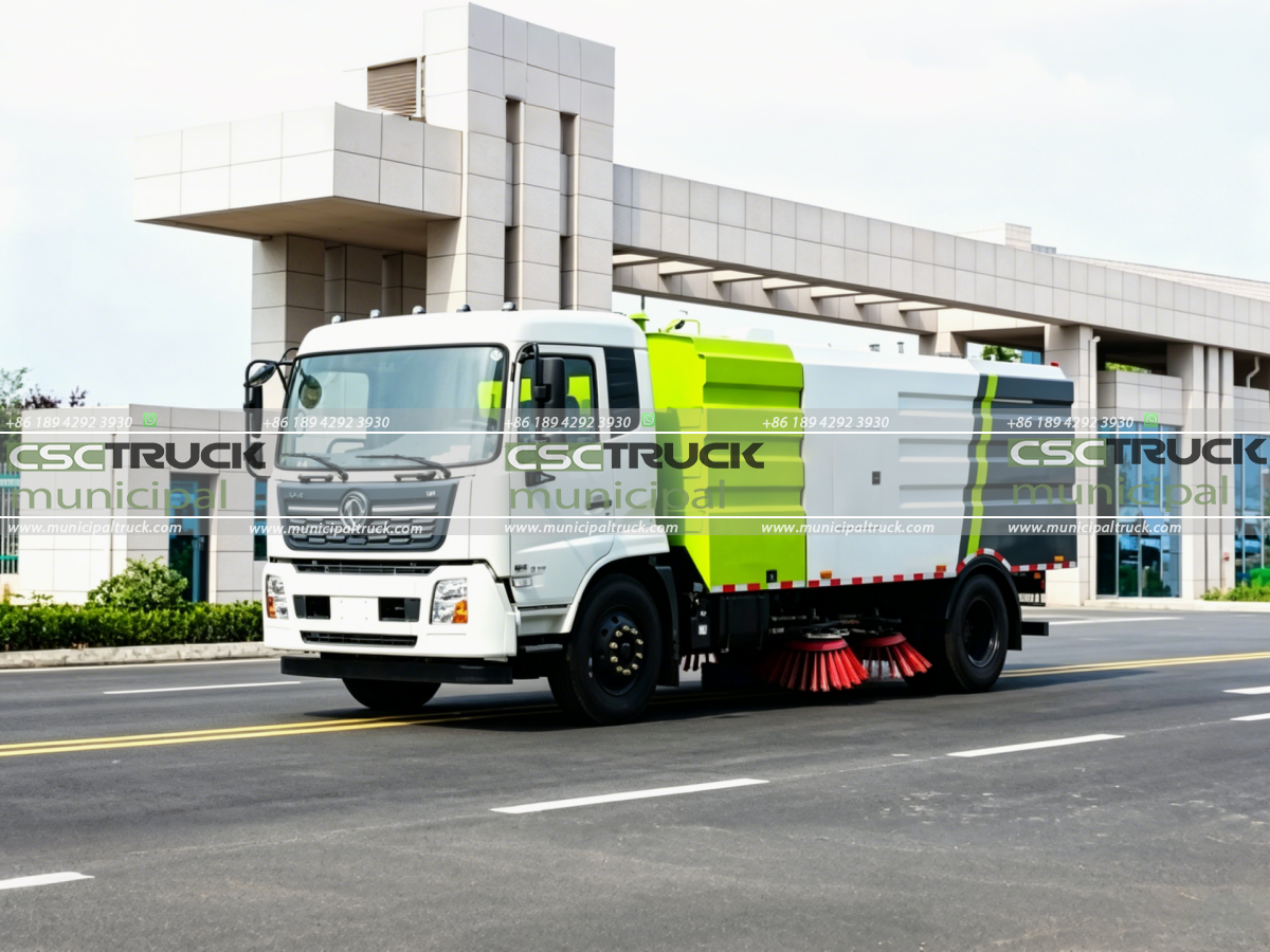 6 DONGFENG VR 12m³ Street Sweeper Truck
