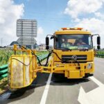 Guardrail Cleaning Fleet Expands with New Fence Sweepers for Trans-Java Toll Road Fence sweeper truck