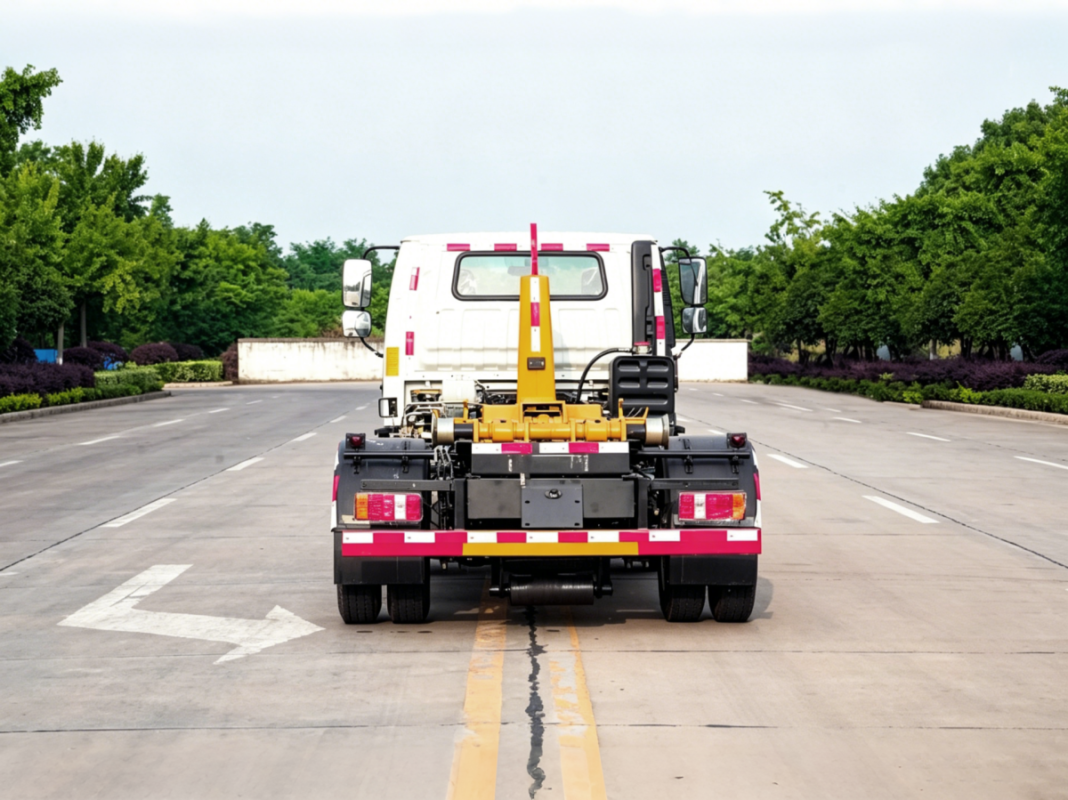 hook loader garbage truck