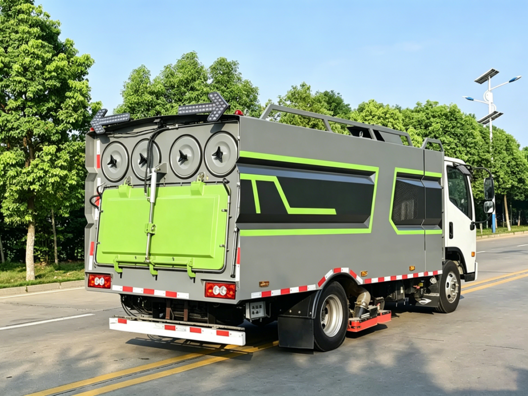 waterless sweeper