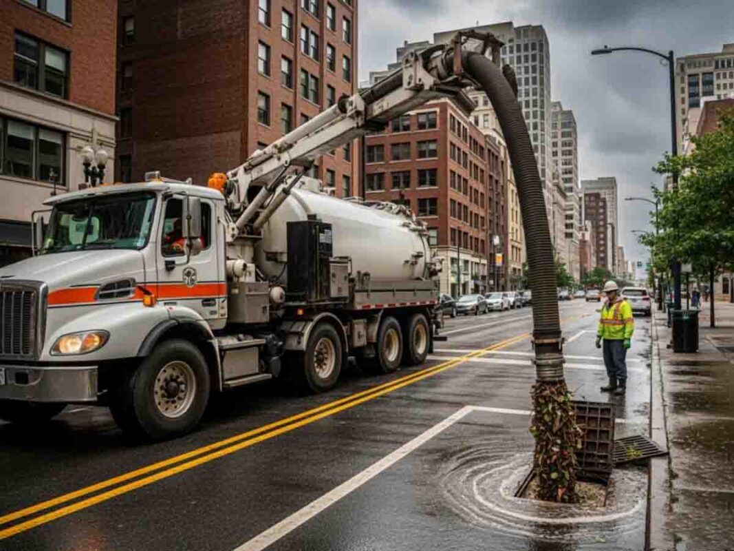 Vacuum Sewer Truck