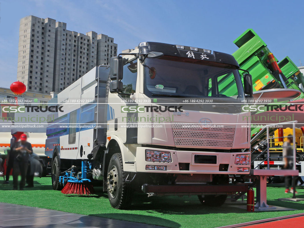 1 FAW J6L 16CBM Street Sweeper Truck
