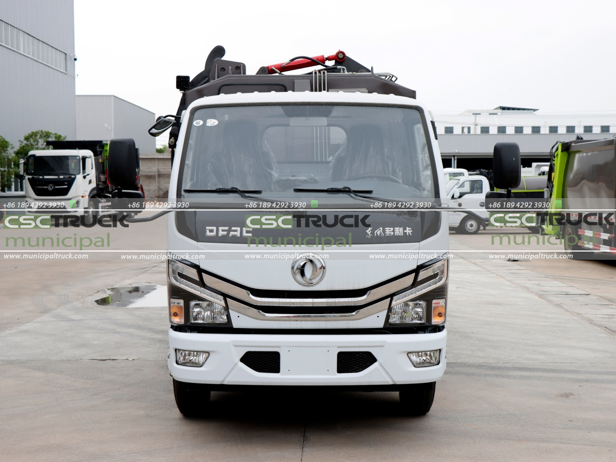 3 DONGFENG 6CBM Side Loader Garbage Truck