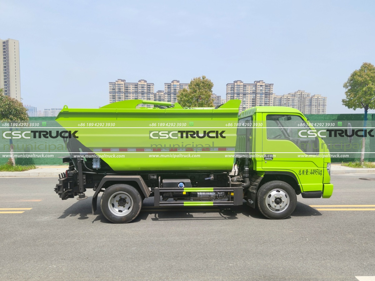 3 FOTON 4CBM Self-loading Garbage Truck