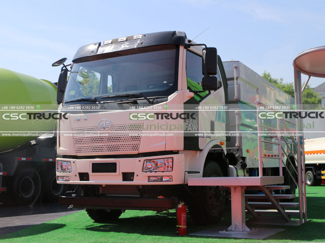 3 FAW J6L 16CBM Street Sweeper Truck