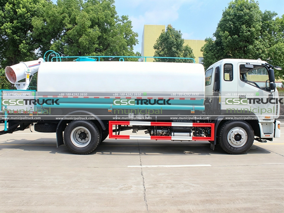 4 JAC 12CBM Multi-functional Water Mist Sprayer Truck