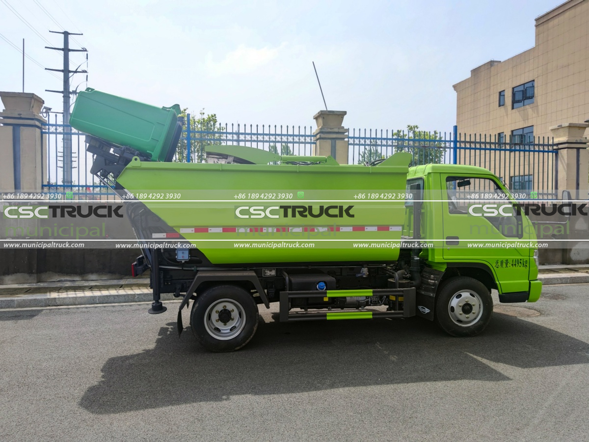 5 FOTON 4CBM Self-loading Garbage Truck