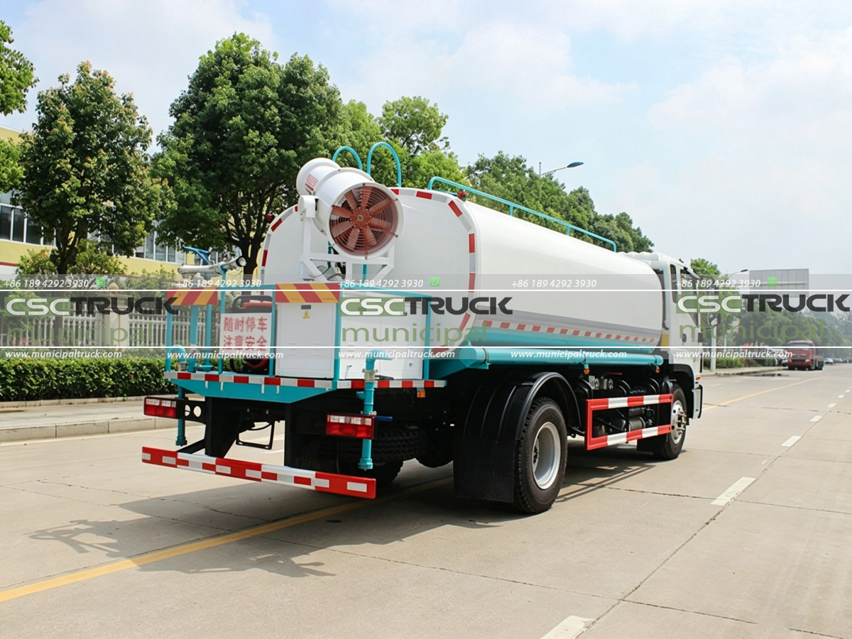 5 JAC 12CBM Multi-functional Water Mist Sprayer Truck