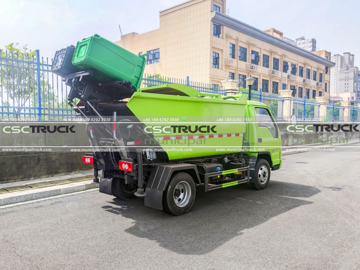 6 FOTON 4CBM Self-loading Garbage Truck