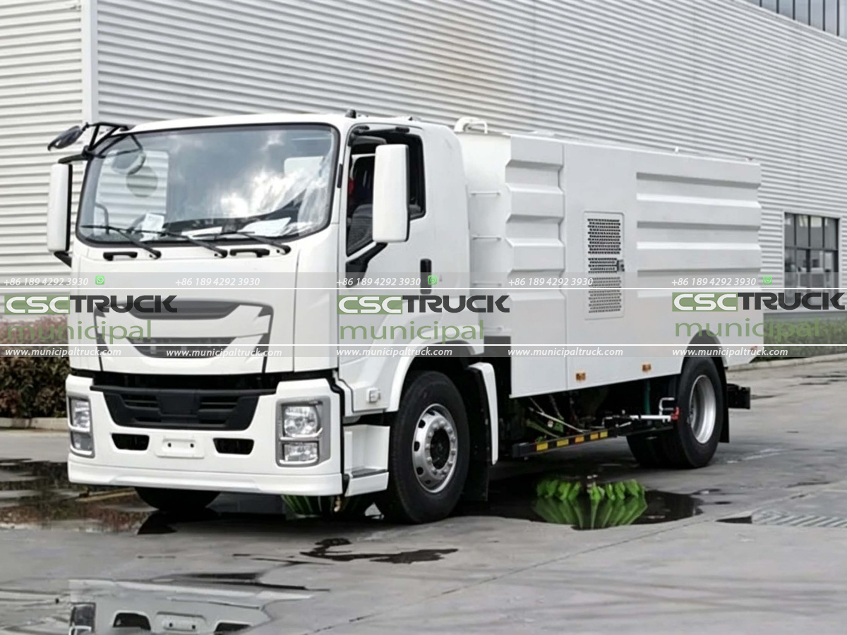 ISUZU sweeper truck 6 ISUZU FVR 15CBM Road Sweeper Truck