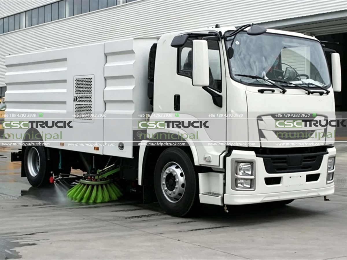 ISUZU sweeper truck 7 ISUZU FVR 15CBM Road Sweeper Truck