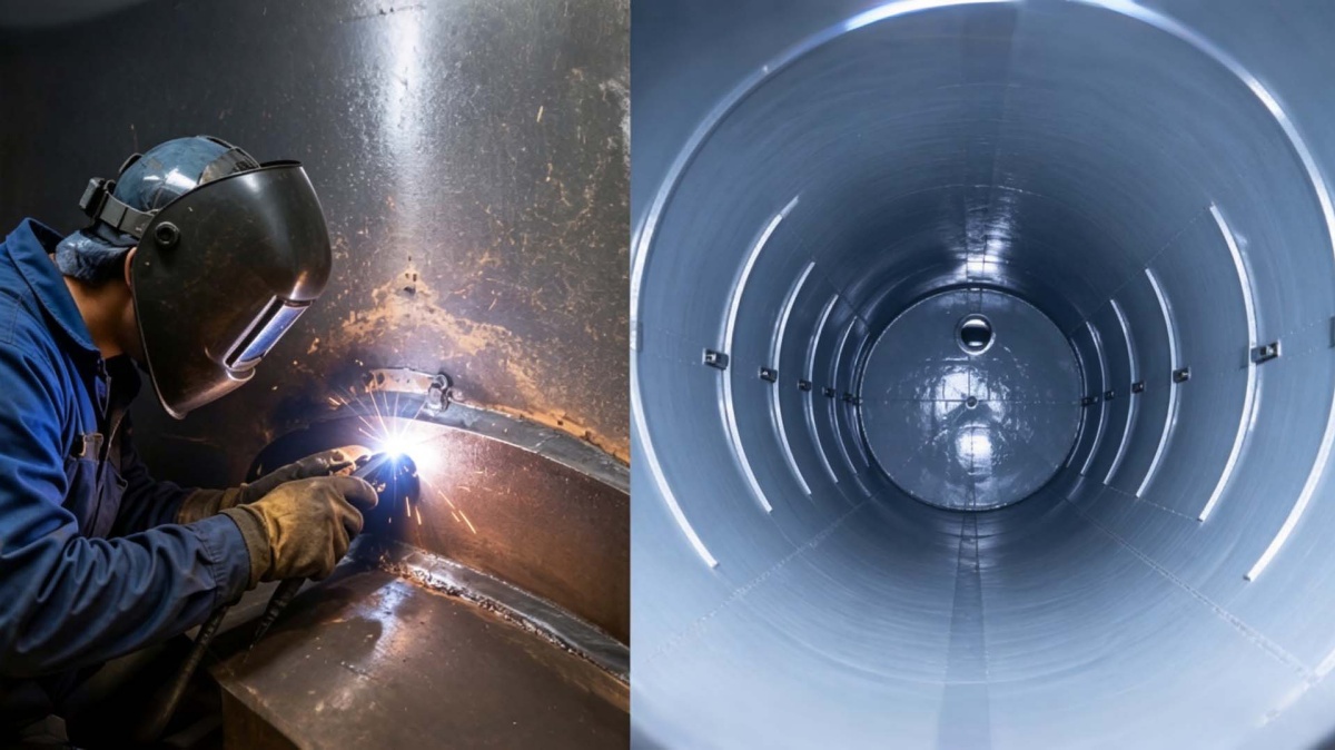 Sewage truck maintenance and repair process