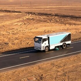 Sweeper truck