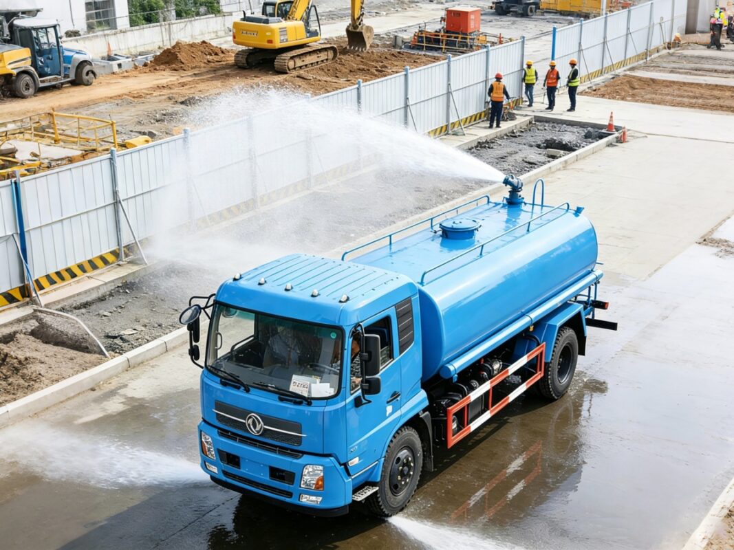 water sprinkler truck